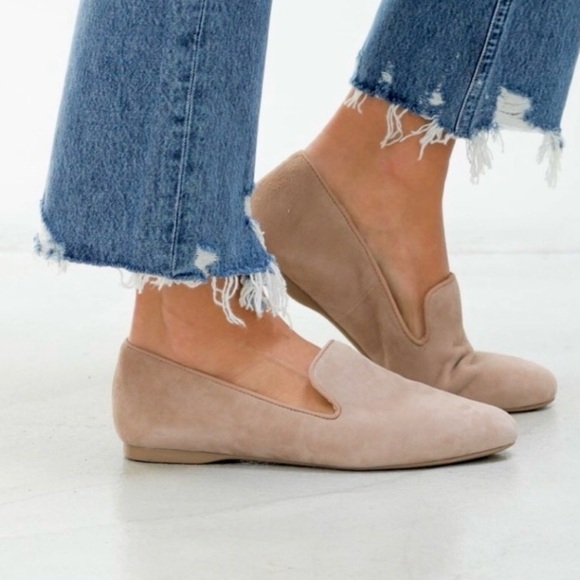 Birdies Shoes - Birdies Starling Suede Women’s Tan Loafers Size 8.5